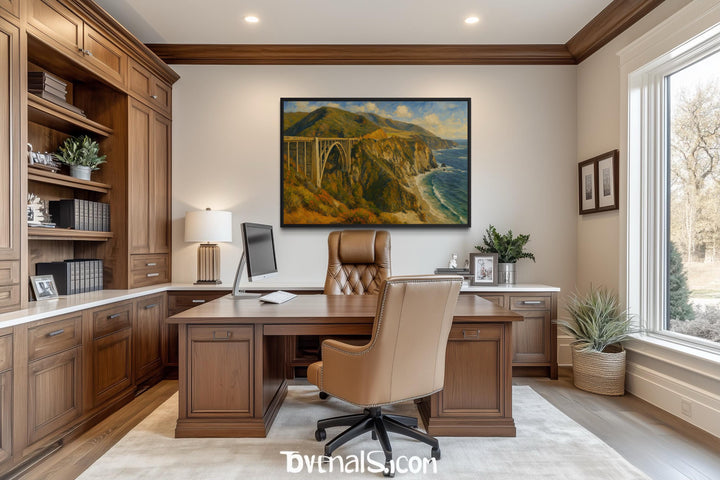 Bixby Creek Bridge Wall Art – California Coast Decor | Big Sur Canvas Print