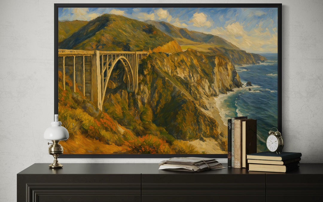 Bixby Creek Bridge Wall Art – California Coast Decor | Big Sur Canvas Print