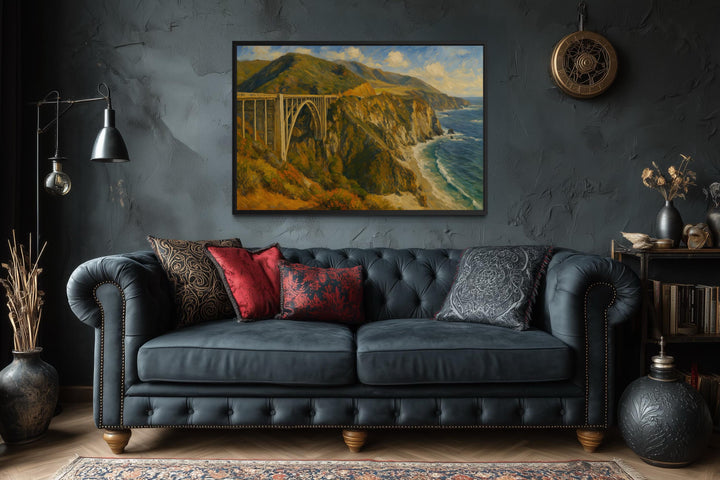 Bixby Creek Bridge Wall Art – California Coast Decor | Big Sur Canvas Print
