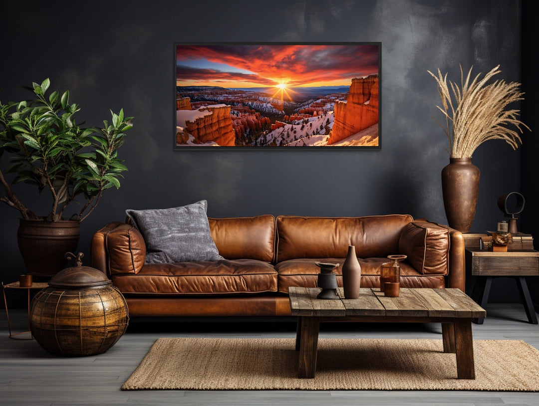 Bryce Canyon Sunset Photo Landscape Wall Art