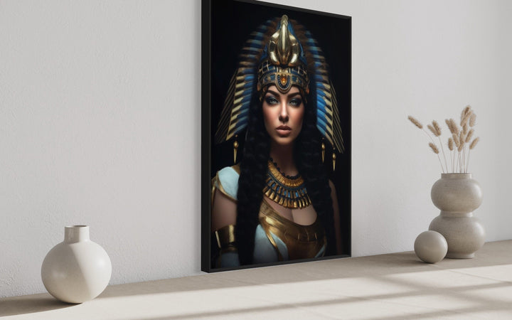 Cleopatra Queen of Egypt Framed Canvas Wall Art