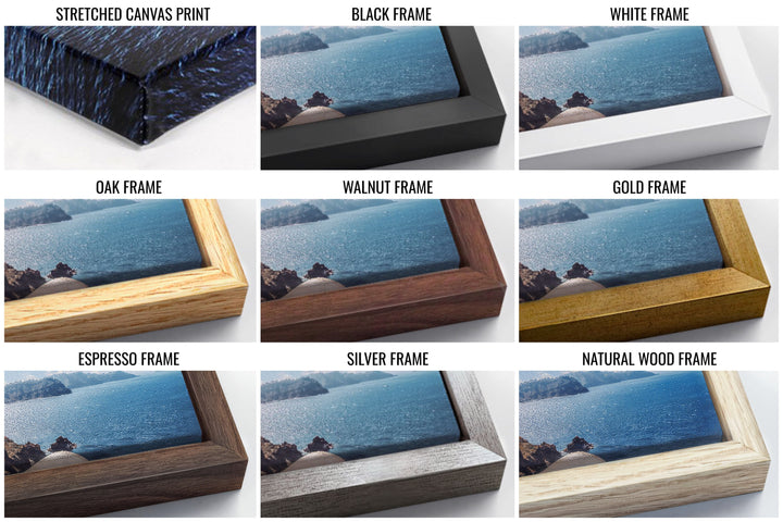 Coastal Monaco Boat And Woman Canvas Wall Art