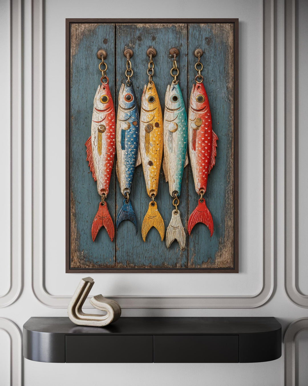 art of fishing lures Saltwater Print Lets go fishing Things2Die4 Vintage Fishing Lure Wall