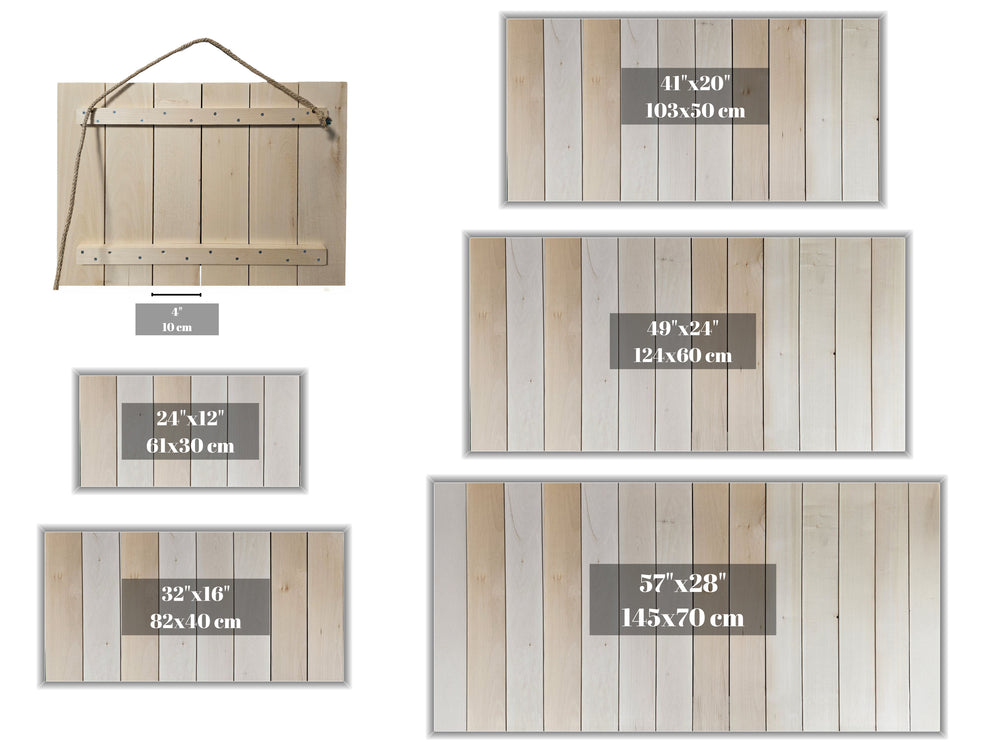 Colorful Layered Mountain Wood Wall Art For Cabin Decor