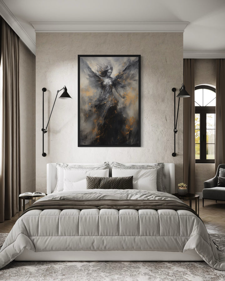 Dark Angel Framed Canvas Wall Art