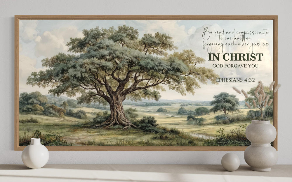 Ephesians 4:32 Bible Verse Christian Scripture Canvas Wall Art