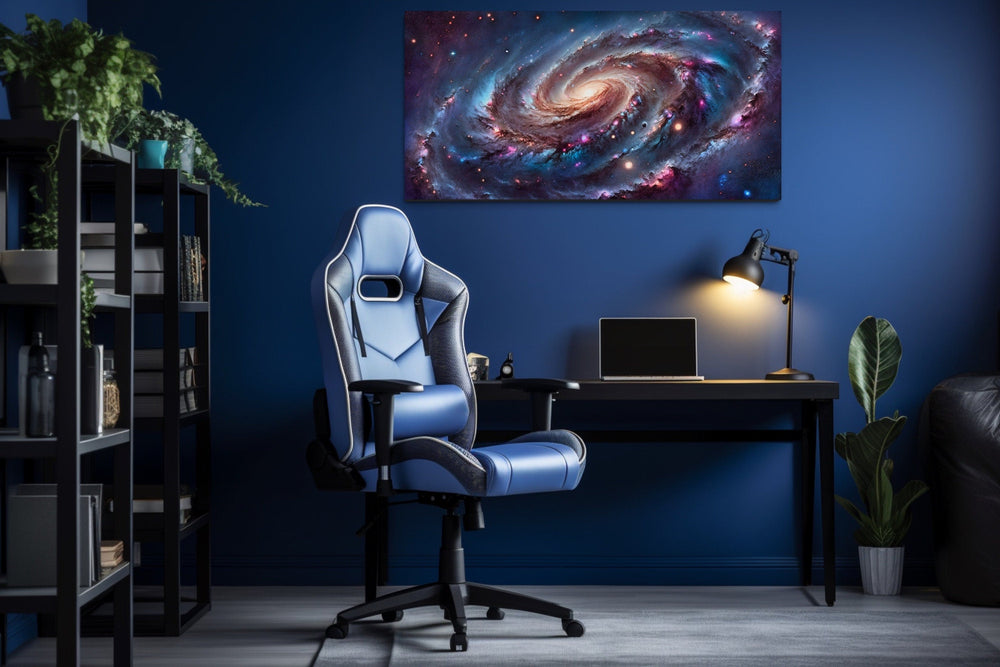 Galaxy Universe Space Sci Fi Extra Large Framed Canvas Wall Art