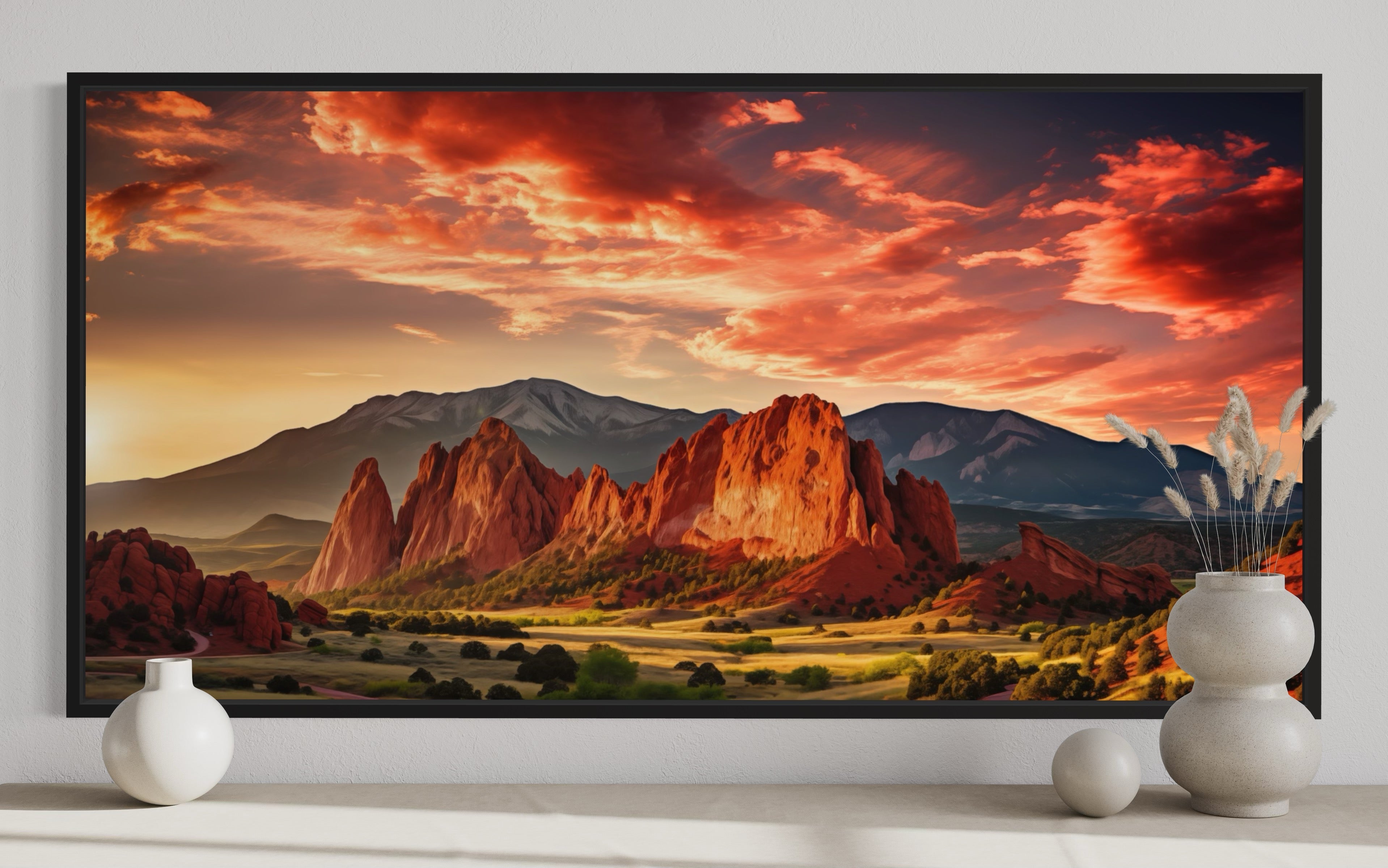 ウッドウォールアート(930×480・2) Garden of the Gods Pikes Peak Canvas Wall Art | Colorado – Wall
