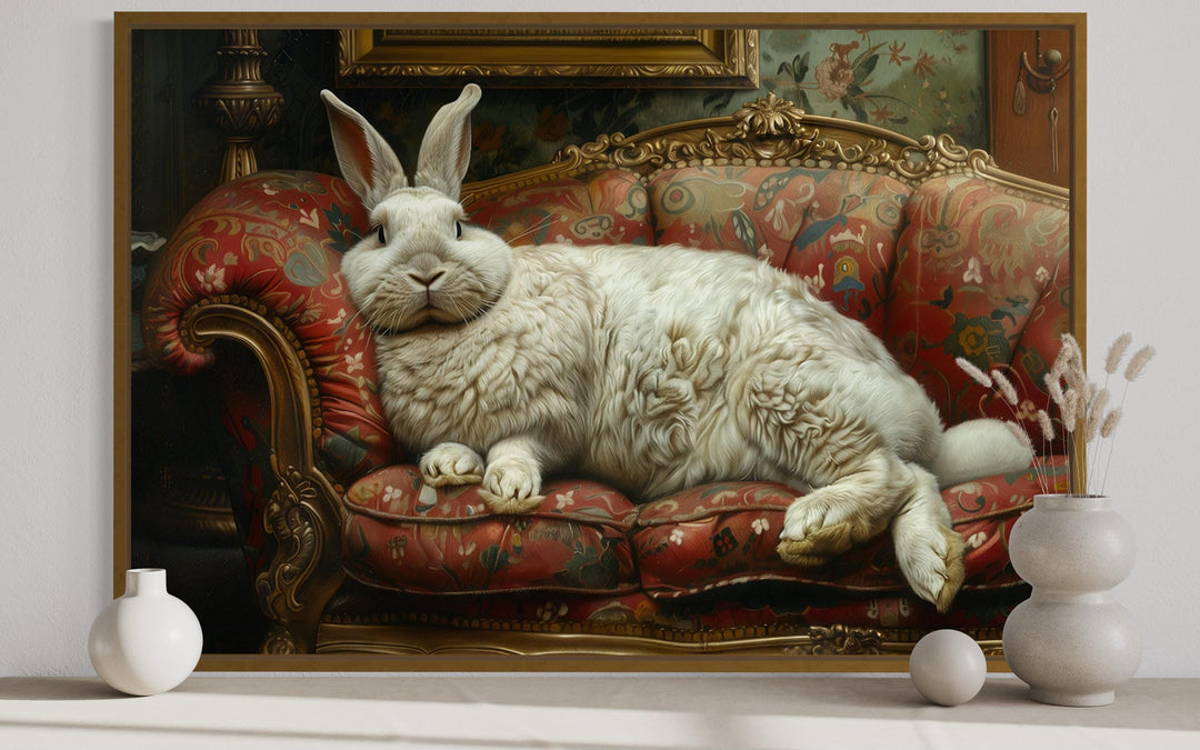 Fat Rabbit In Chair Fat Rabbit Photos