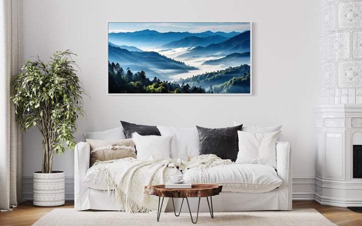 Great Smoky Mountains Framed Canvas Wall Art