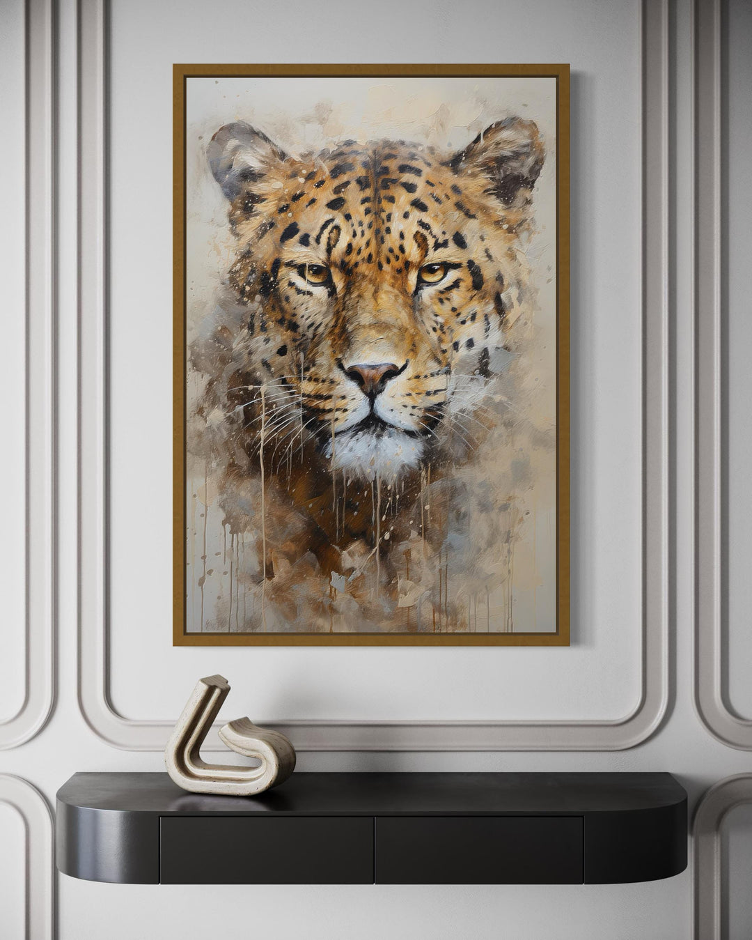 Jaguar Framed Canvas Wall Art