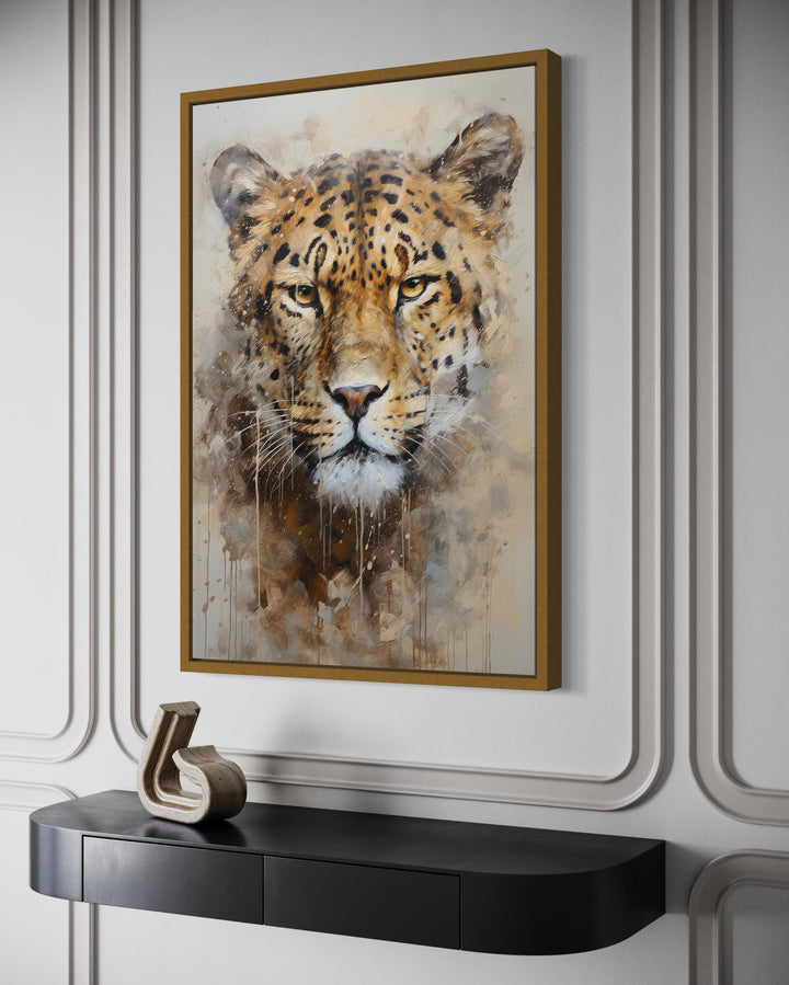 Jaguar Framed Canvas Wall Art