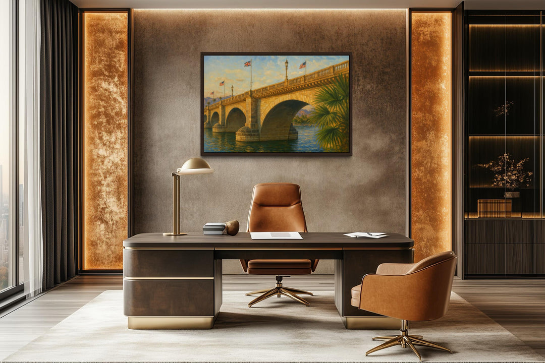 London Bridge Lake Havasu Canvas Wall Art