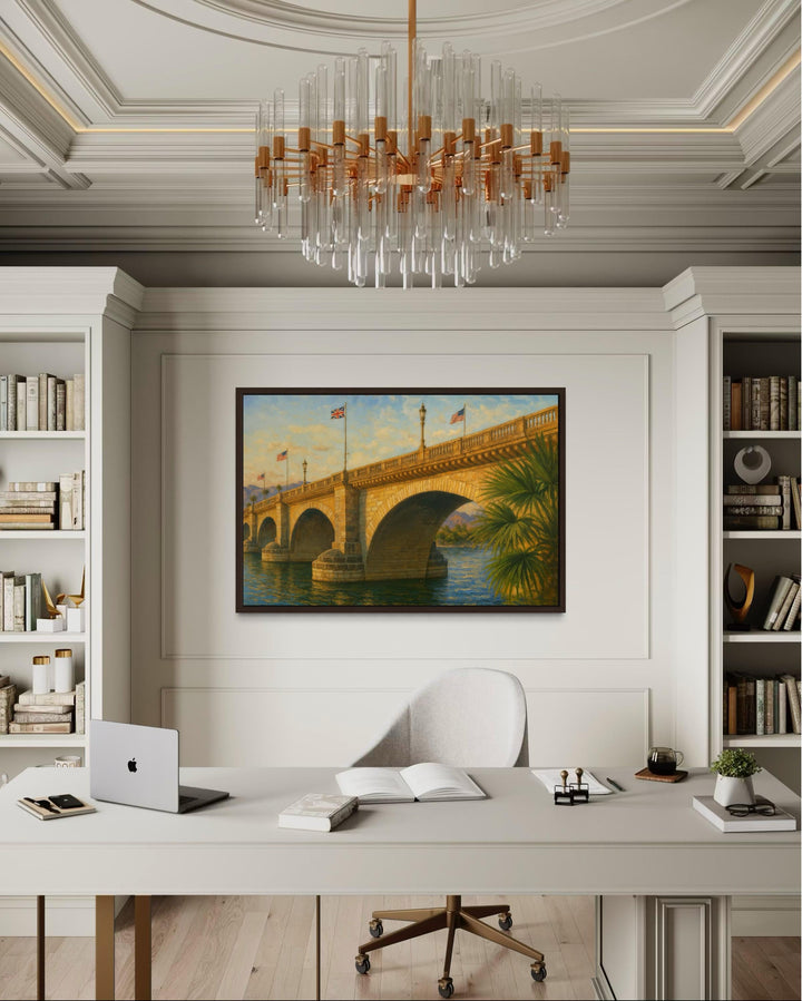 London Bridge Lake Havasu Canvas Wall Art