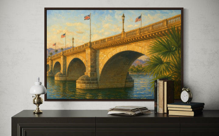London Bridge Lake Havasu Canvas Wall Art