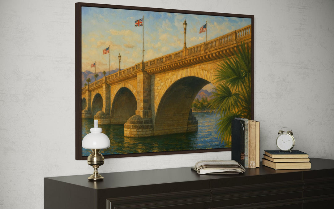 London Bridge Lake Havasu Canvas Wall Art