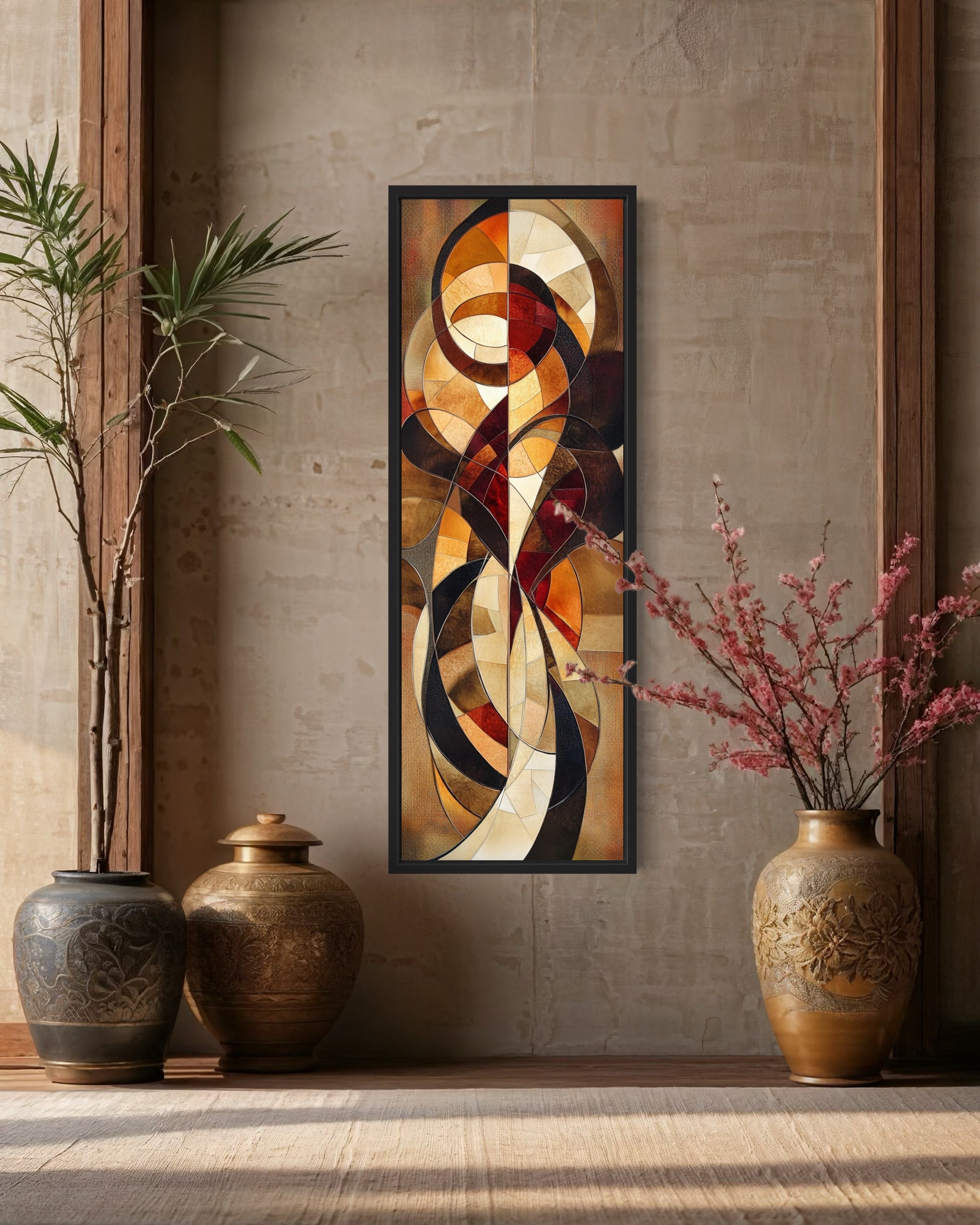 Vertical wall art discount