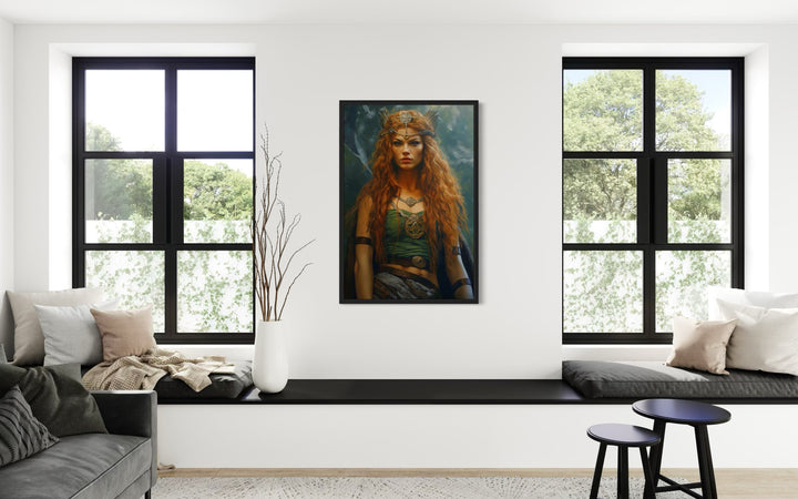 Macha Goddess Framed Canvas Wall Art