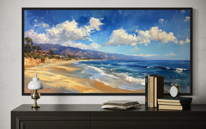 Malibu Coast Framed Canvas Wall Art