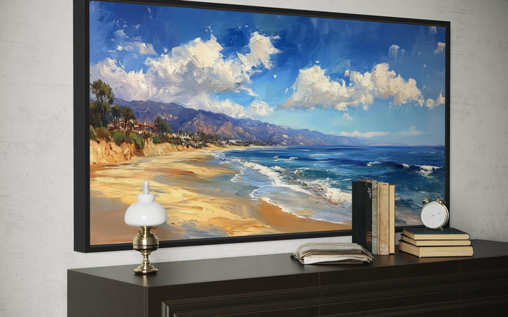 Malibu Coast Framed Canvas Wall Art