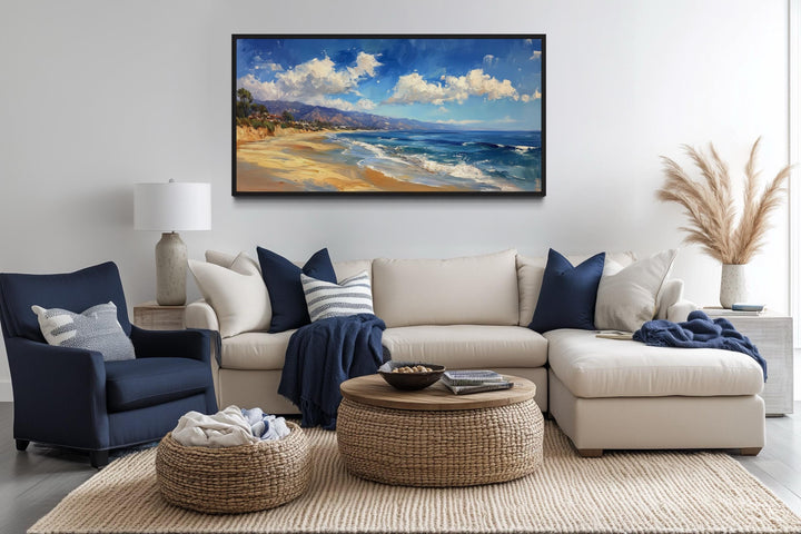 Malibu Coast Framed Canvas Wall Art