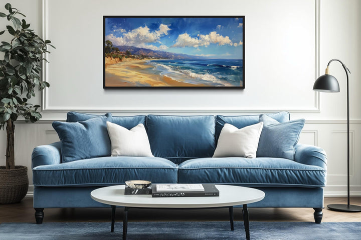 Malibu Coast Framed Canvas Wall Art