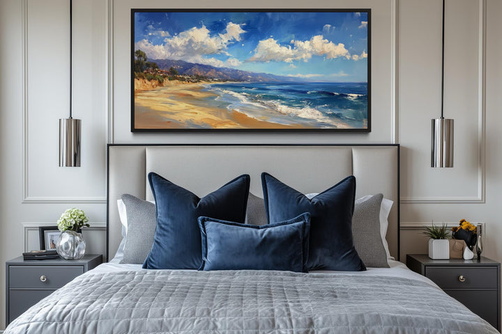 Malibu Coast Framed Canvas Wall Art