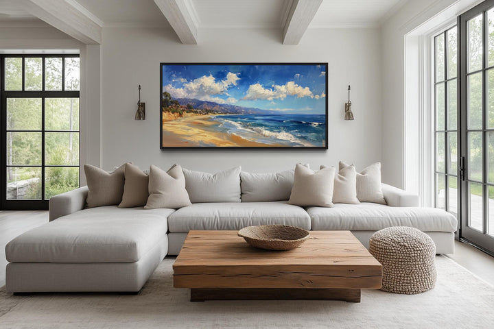 Malibu Coast Framed Canvas Wall Art