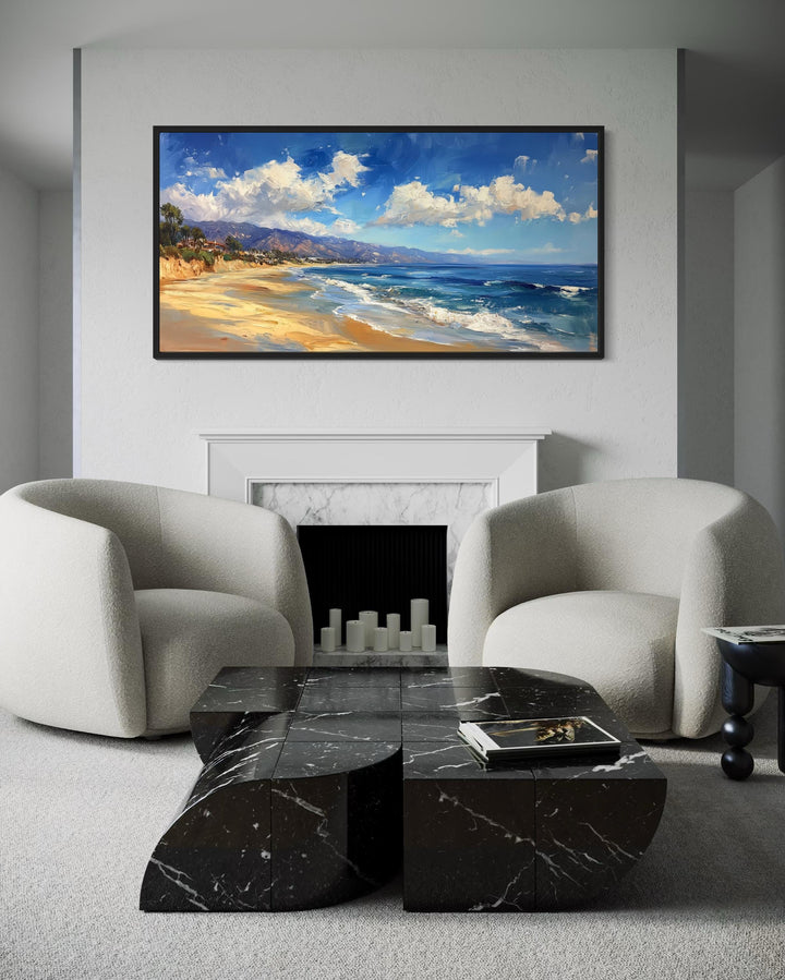 Malibu Coast Framed Canvas Wall Art