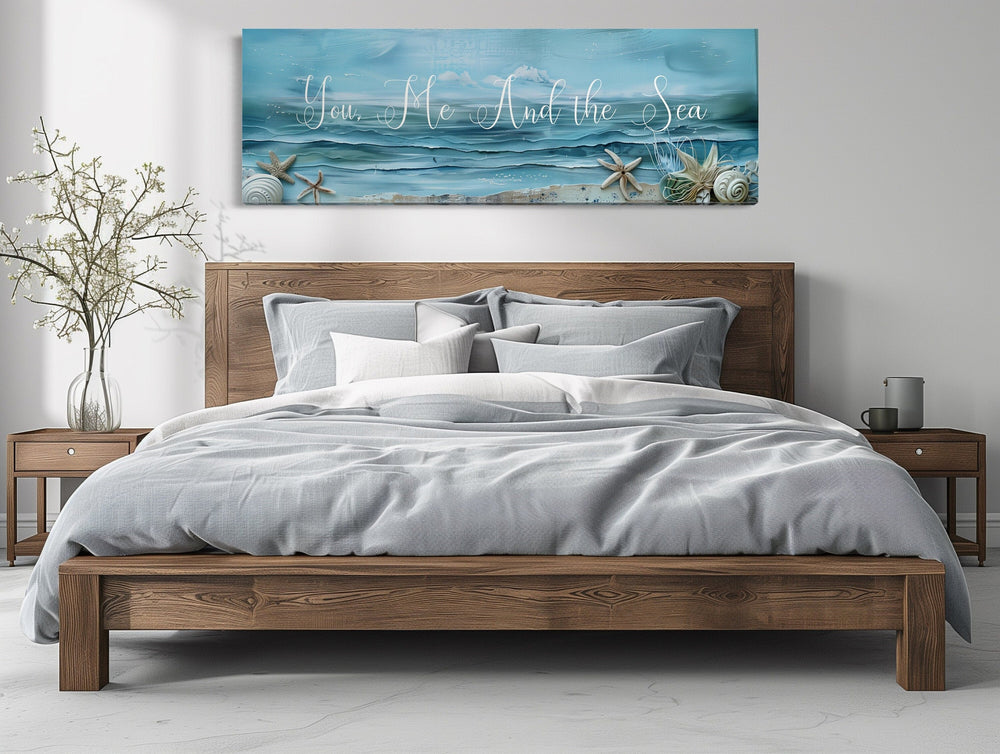 Wall Art For Bedroom - Master Bedroom Beach House You Me And The Sea Wall Art