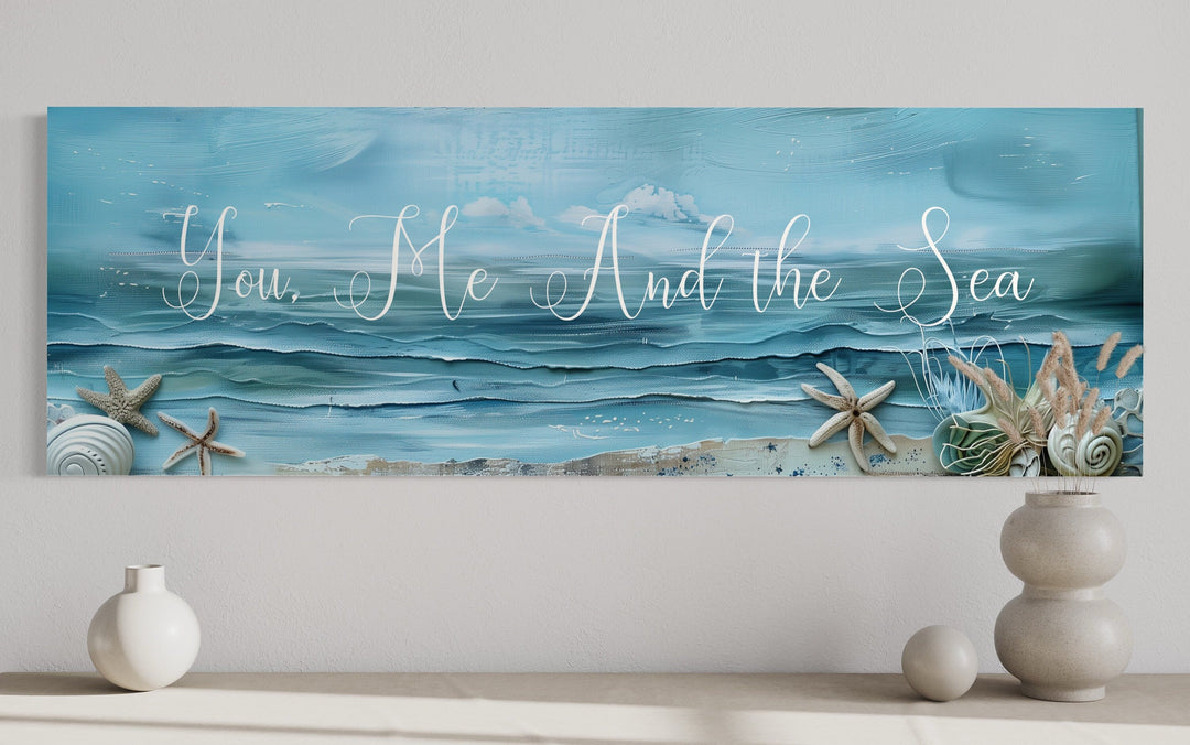 Master Bedroom Beach House You Me And The Sea Wall Art