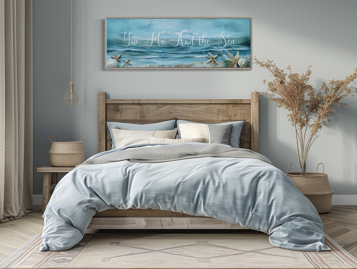 Master Bedroom Beach House You Me And The Sea Wall Art