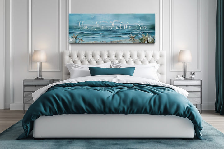 Wall Art For Bedroom - Master Bedroom Beach House You Me And The Sea Wall Art