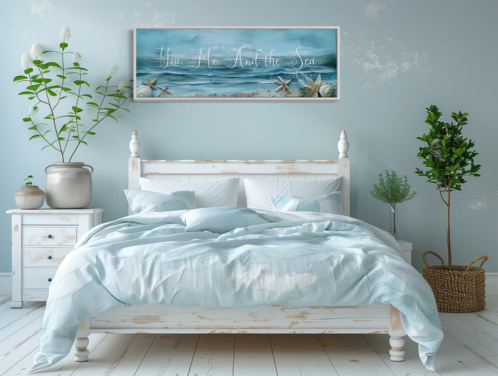 Master Bedroom Beach House You Me And The Sea Wall Art