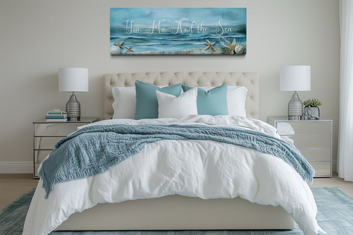 Wall Art For Bedroom - Master Bedroom Beach House You Me And The Sea Wall Art