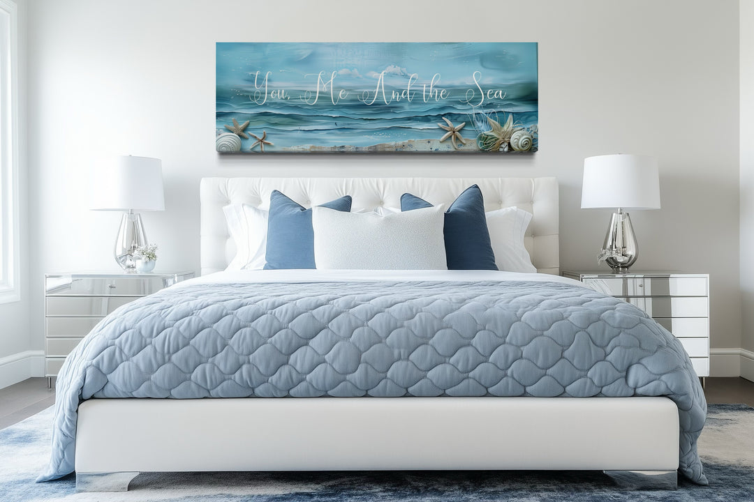 Wall Art For Bedroom - Master Bedroom Beach House You Me And The Sea Wall Art