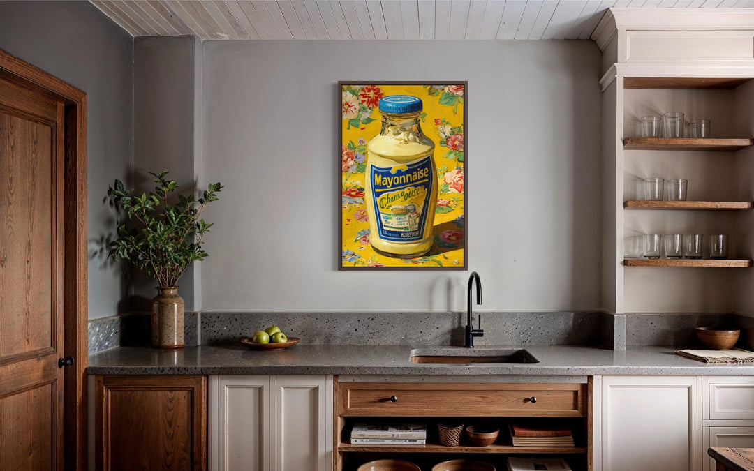 Mayonnaise Canvas Wall Art