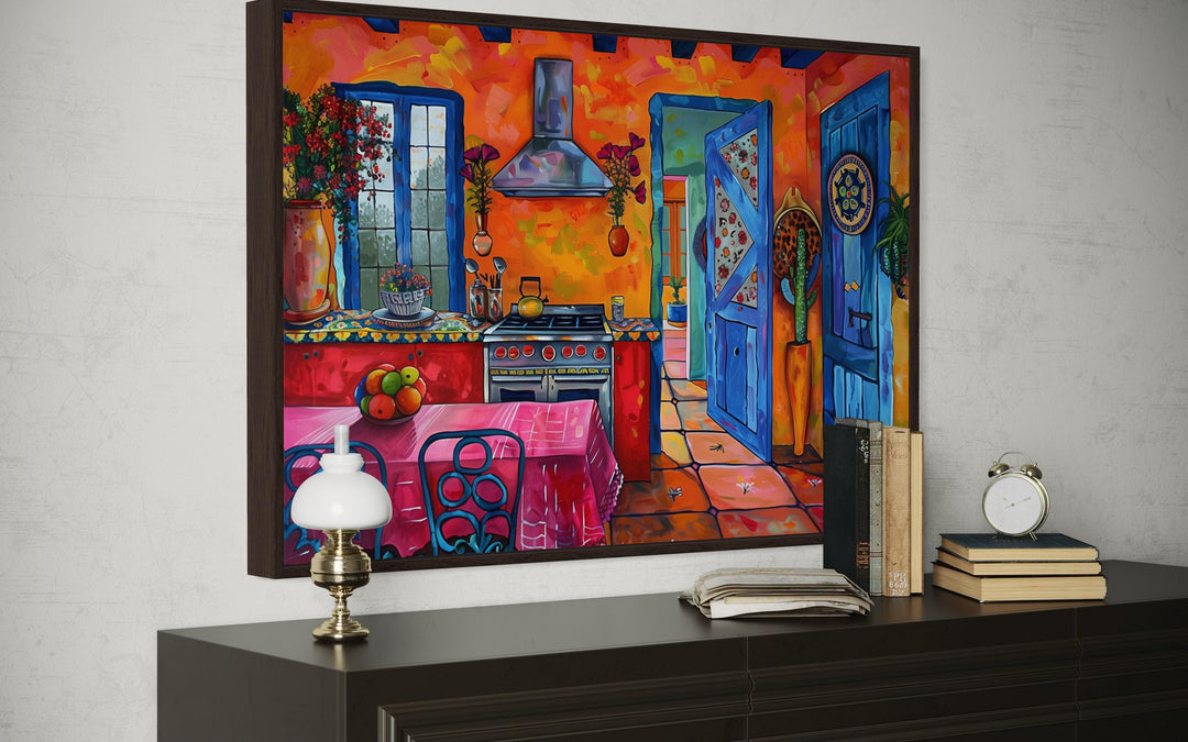 Mexican Kitchen Framed Canvas Wall Art