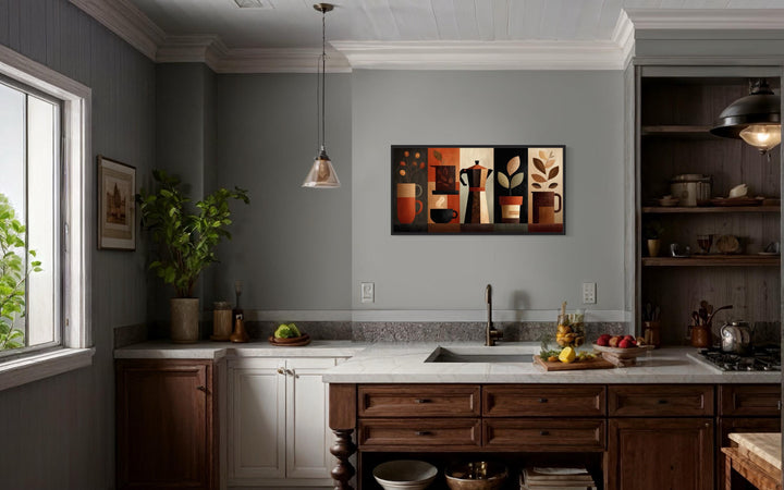 Mid Century Modern Coffee Wall Art