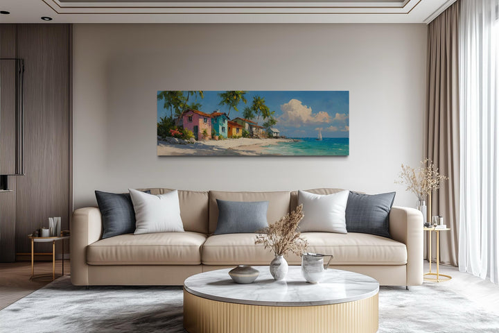 Nassau Bahamas Beach Long Horizontal Wall Art