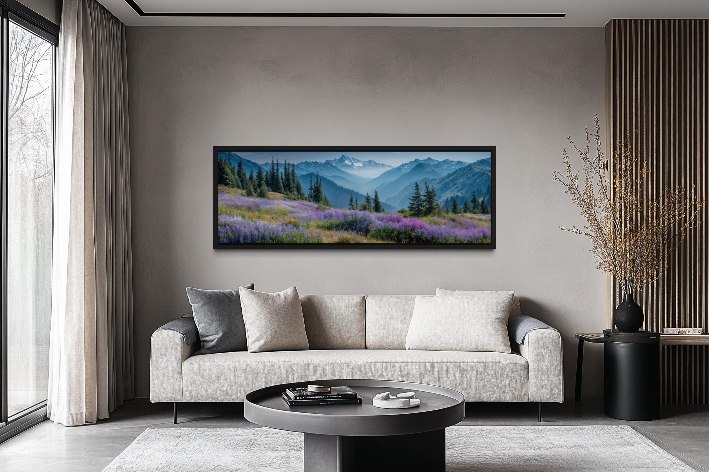 Olympic National Park Canvas Art | Panoramic Washington Wilderness