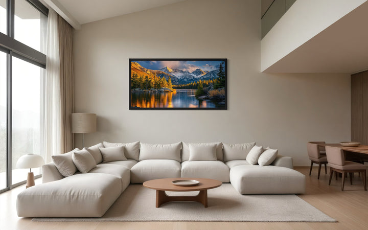 Rocky Mountain National Park Colorado Framed Canvas Wall Art
