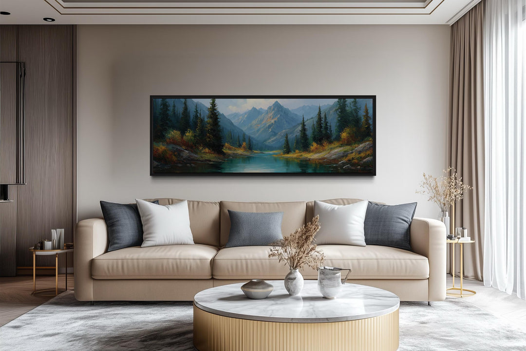 Rocky Mountain National Park Long Horizontal Wall Art Colorado Landcape