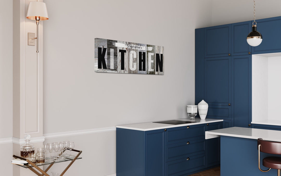 Rustic Personalizable Farmhouse Kitchen Sign Wall Decor