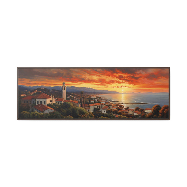 Santa Barbara At Sunrise Framed Horizontal Wall Art