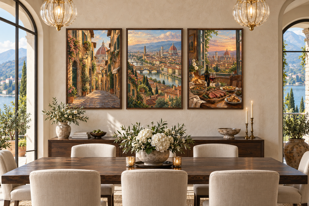 Florence Wall Art Set: Italy Travel Posters for Home Decor – Wall