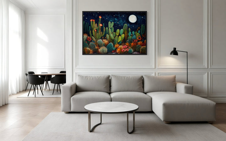 Starry Night Over Sonoran Desert Mexican Wall Art