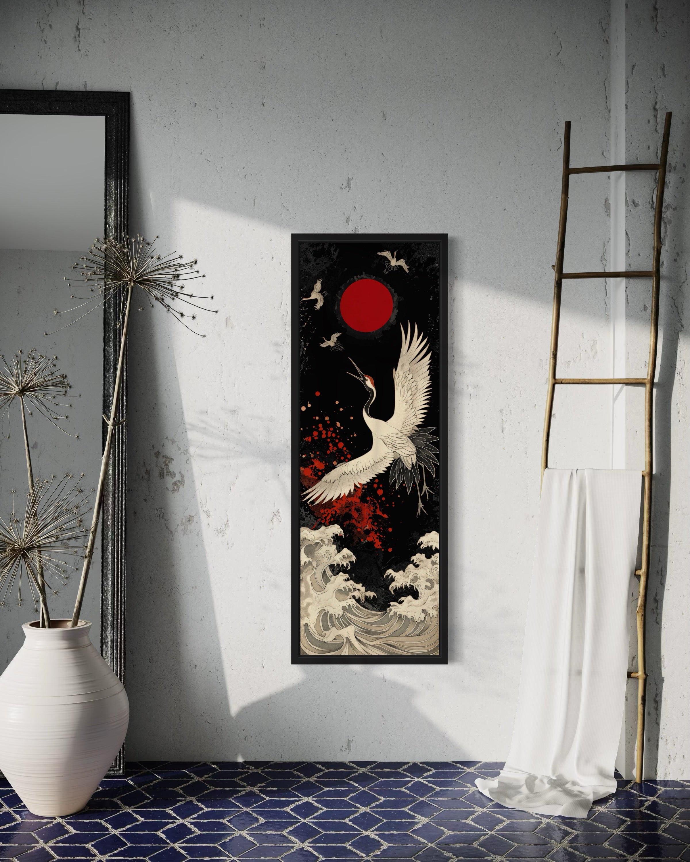 Japanese Paintings Framed Canvas Wall Art – Wall Decor Delights