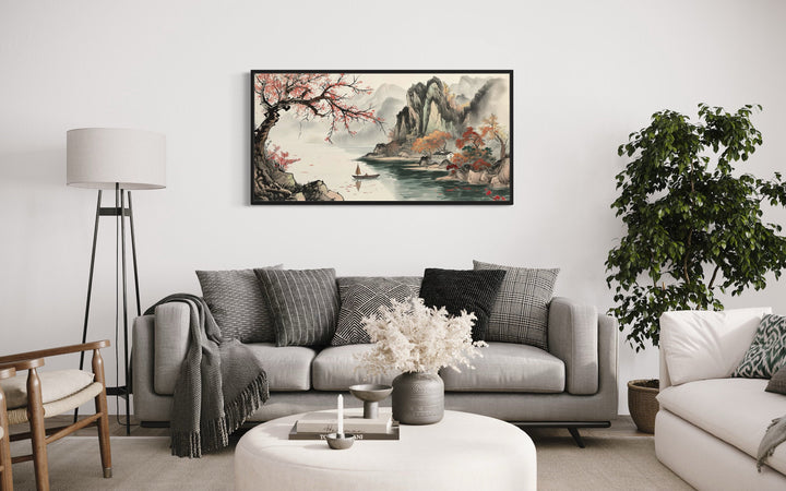 Traditional Chinese Landscape Shan Shui Hua Canvas Wall Art