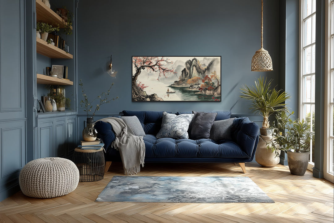 Traditional Chinese Landscape Shan Shui Hua Canvas Wall Art